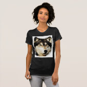 Unieke Motivatie wolf T-shirt (Voorkant volledig)
