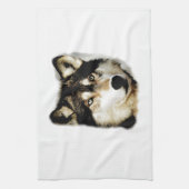 Unieke Motivatie wolf Theedoek (Verticaal)