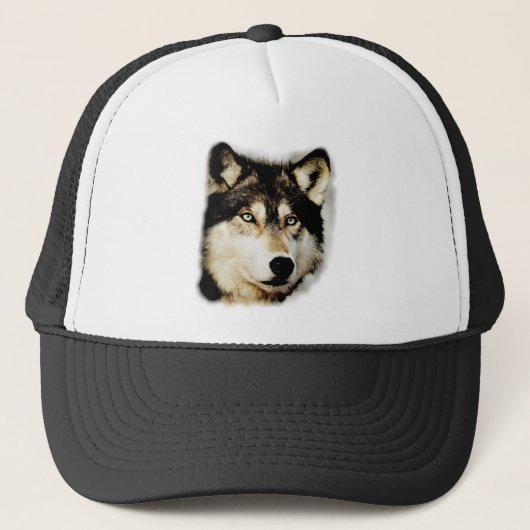 Unieke Motivatie wolf Trucker Pet (Voorkant)