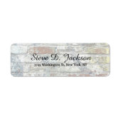 Unieke Muur Modern Elegant Script Handschrift Etiket (Voorkant)