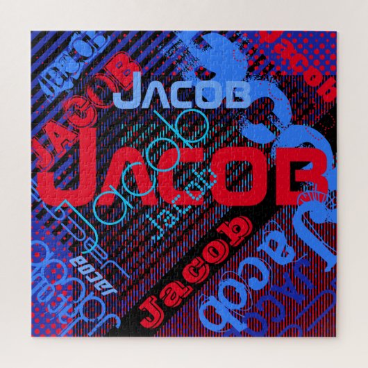 Unieke naam | Fun Colorful & Creative Legpuzzel (Verticaal)