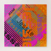 Unieke naam | Fun Colorful & Creative Legpuzzel (Horizontaal)