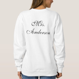 Unieke naam gedrukte casual sweatshirt stijl