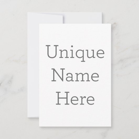 8.9 x 12.7 cm Enkele bedankkaart (Voorkant)