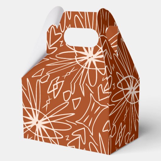 Unieke Native American patroon voorkeursboxen Bedankdoosjes (Achterkant)