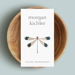 Unieke Natuur Dragonfly Professional — wit Visitekaartje