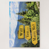 Unieke Natuur Lover's huwelijksvoorstel Puzzle Legpuzzel (Verticaal)