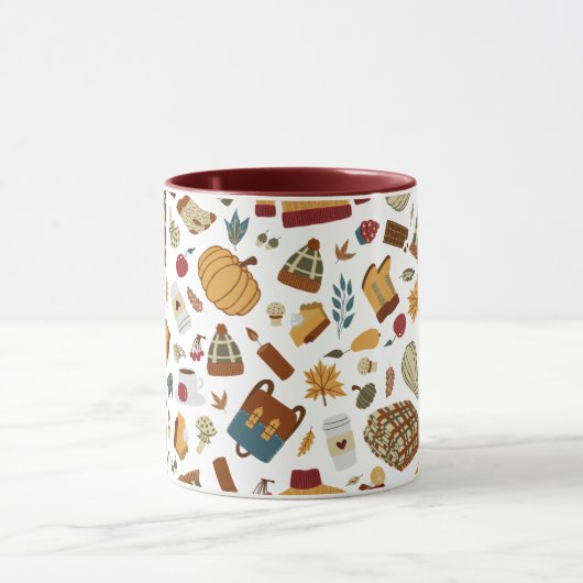 Unieke navelpompoenen mok (Midden)