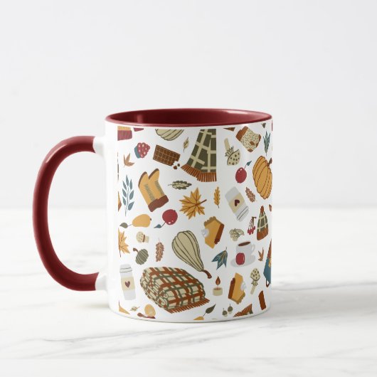 Unieke navelpompoenen mok (Links)