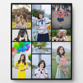 Unieke negen foto plaquette om uw beste memo weer  fotoplaat