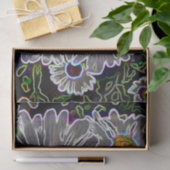 Unieke Neon Daisies Tissuepapier (Geschenk)
