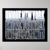 Unieke New York Poster (Voorkant)