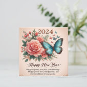 Unieke nieuwjaarskaarten - voor perfect feest kaart (Staand voorkant)