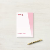 Unieke notities zijn koel en fancy post-it® notes (Op bureau)