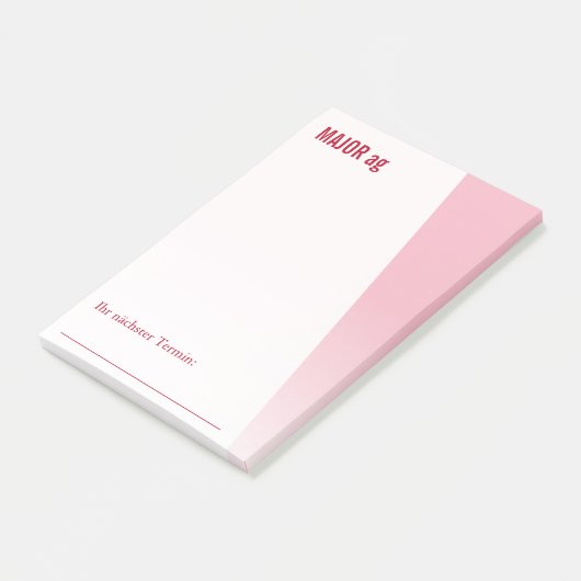 Unieke notities zijn koel en fancy post-it® notes (Schuin)