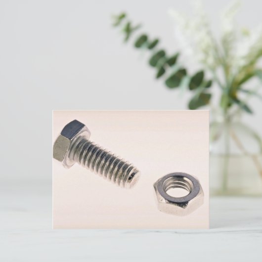 Unieke Nut en bout Briefkaart (Staand voorkant)