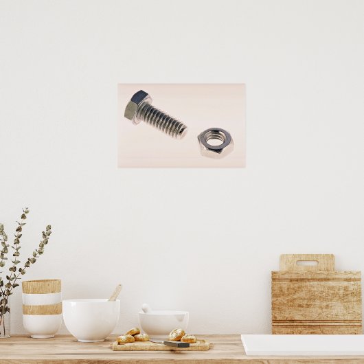 Unieke Nut en bout Poster (Keuken)
