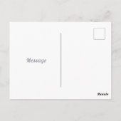 Unieke Olifant Moeder en Kind Bloemen Waterverf Briefkaart (Achterkant)