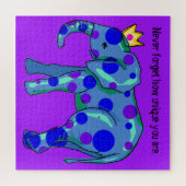 Unieke olifant Puzzle Legpuzzel (Horizontaal)