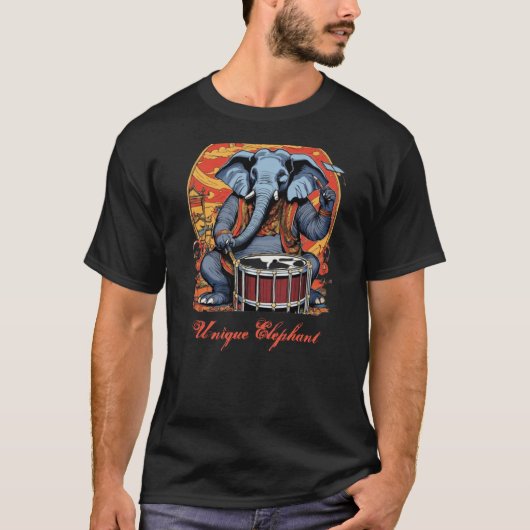 Unieke olifant t-shirt (Voorkant)