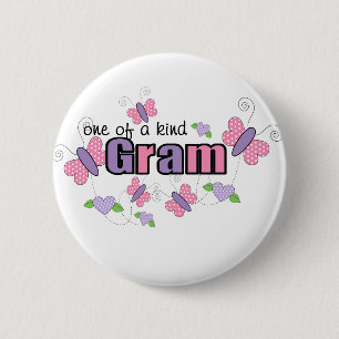 Unieke oma ronde button 5,7 cm