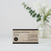 Unieke onroerend goed Visitekaartjes (Staand voorkant)