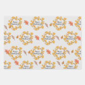 Unieke ontwerp Thanksgiving Decoraties Inpakpapier Vel (Voorkant 3)