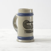 Unieke ontworpen 101e Airborne Division Cadeft Bierpul (Voorkant links)