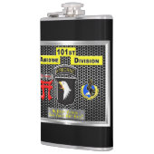 Unieke ontworpen 101e Airborne Division Cadeft Heupfles (Links)