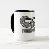 Unieke ontworpen 101e Airborne Division Cadeft Mok (Voorkant links)