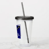 Unieke ontworpen 2e divisie infanterie Gift Acryl Drinkbeker (Links)