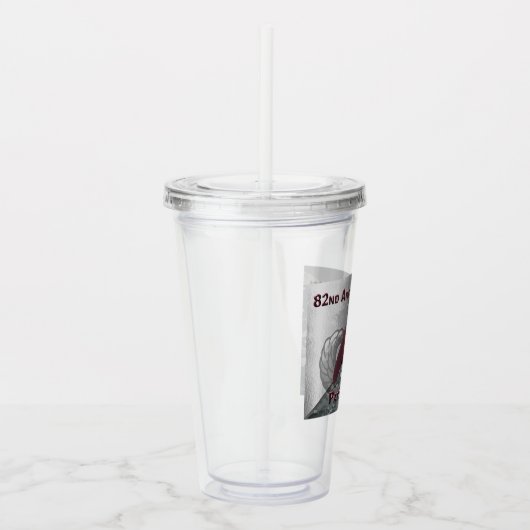 Unieke ontworpen 82e Airborne Gift Tumbler Acryl Drinkbeker (Rechts)