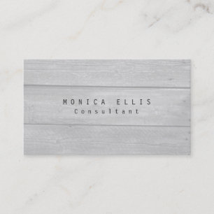 Unieke Oorspronkelijke Grauwe Houtprofessional Visitekaartje