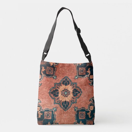 Unieke oosterse Perzische tapijten, Turkse Killim Crossbody Tas (Achterkant)