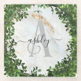 Unieke, op maat gemaakte Sleutelhanger met botanis Glazen Onderzetter