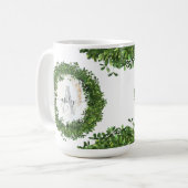 Unieke, op maat gemaakte Sleutelhanger met botanis Koffiemok (Voorkant links)