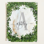 Unieke, op maat gemaakte Sleutelhanger met botanis Planner (Voorkant)