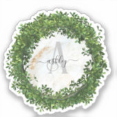 Unieke, op maat gemaakte Sleutelhanger met botanis Sticker (Voorkant)