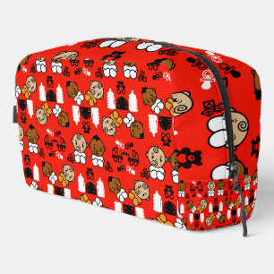 Unieke Oranje nieuwe baby cadeau Toilettasje