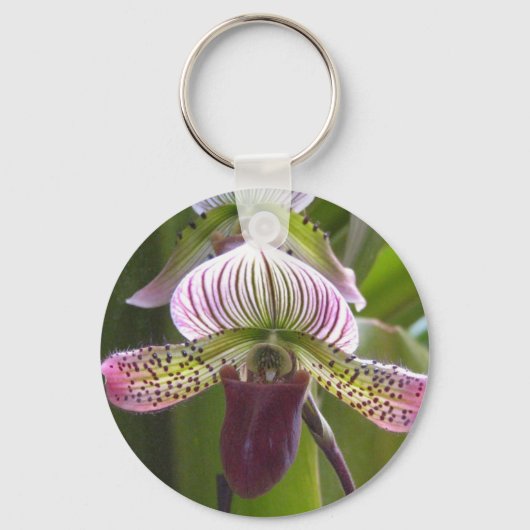 Unieke Orchid-Sleutelhanger Sleutelhanger (Voorkant)