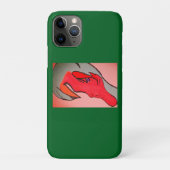 Unieke originele karakterkunst Case-Mate iPhone case (Achterkant)