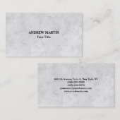 Unieke originele miniatuurgrijze vlek visitekaartje (Voorkant / Achterkant)