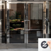 Unieke originele Natuur Leaf Landscape Designer Raamsticker (Kantoordeur)