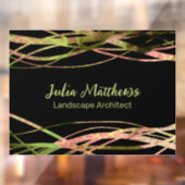 Unieke originele Natuur Leaf Landscape Designer Raamsticker (Vel 2)