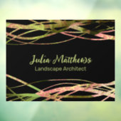 Unieke originele Natuur Leaf Landscape Designer Raamsticker (Vel 3)