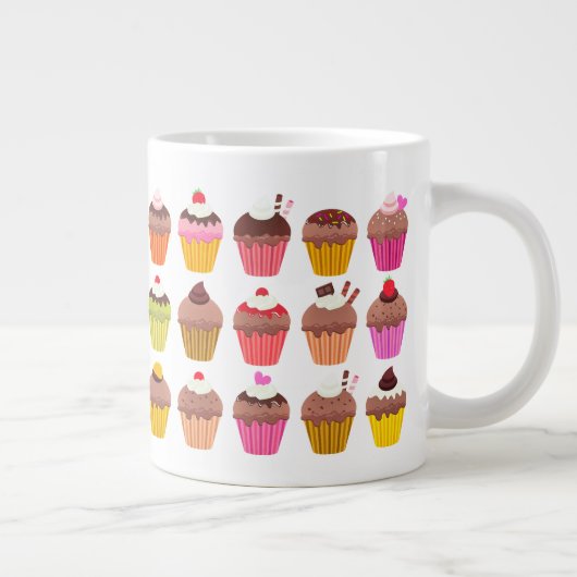 Unieke Oversized Mok voor Microwave CupCakes (Gift (Rechts)