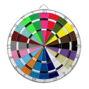 Unieke Paardenrennen Zadeldoek Kleuren Dartboard Dartbord
