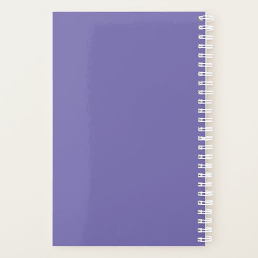 Unieke Paarse Vrouwen Fotobedrijf Planner (Achterkant)