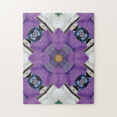 Unieke Paarse witte puzzel uitdaging (Verticaal)