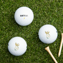 Unieke Paashaas Monogram Golfballen